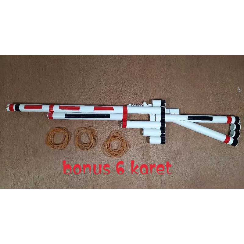 MAINAN ANAK TEMBAK CICAK ISI KARET