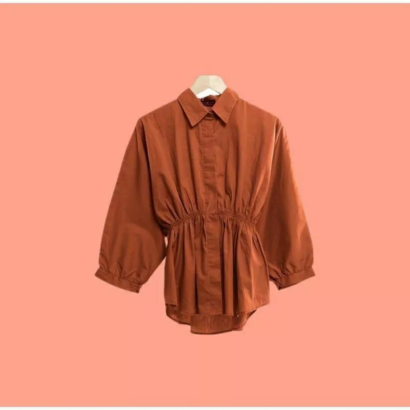 Alya Linen Shirt-Atasan Wanita-Kemeja Wanita