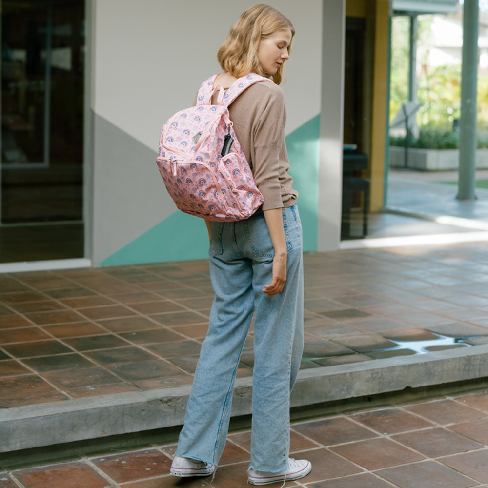 Freckles Amy Backpack Rainbow Pink Tas Ransel Bayi