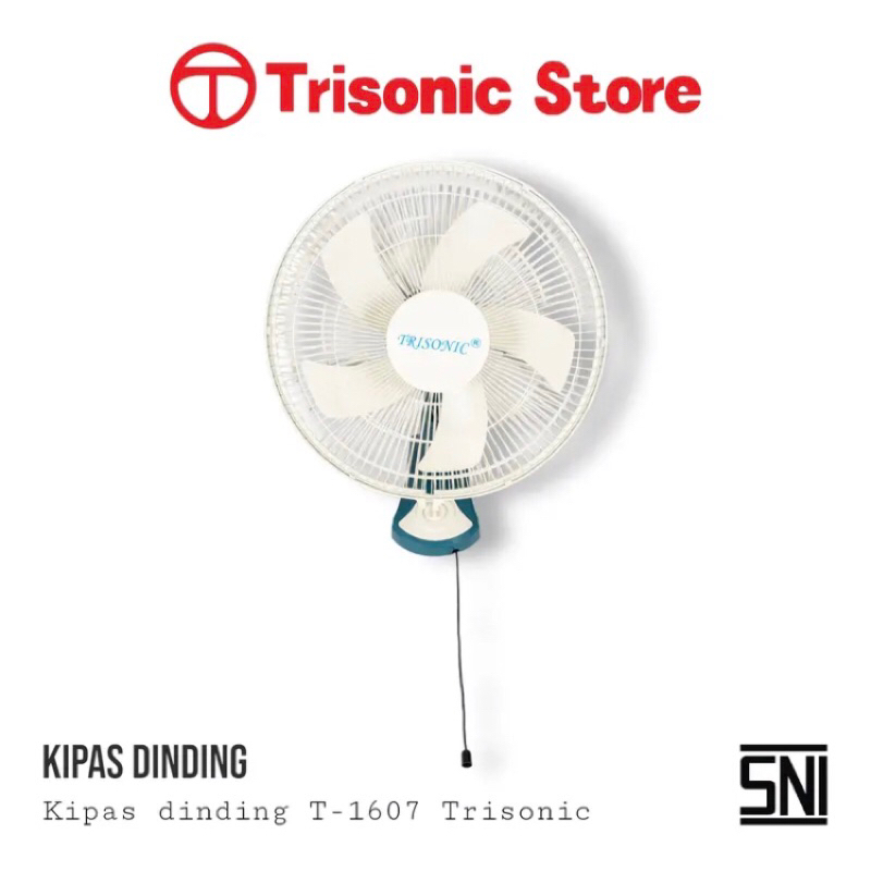 kipas trisonic | kipas berdiri | kipas dinding | kipas 16inch | standfan