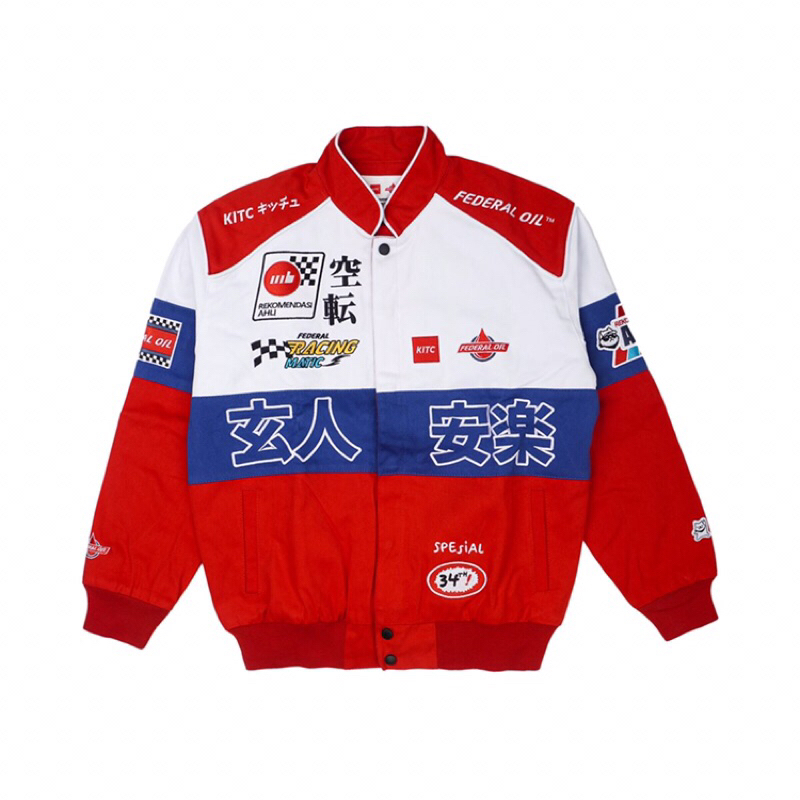 Jaket Berkendara Racing Federal Oil