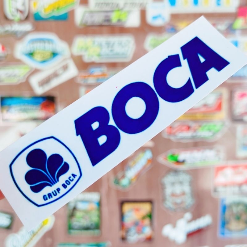 stiker. BOCA