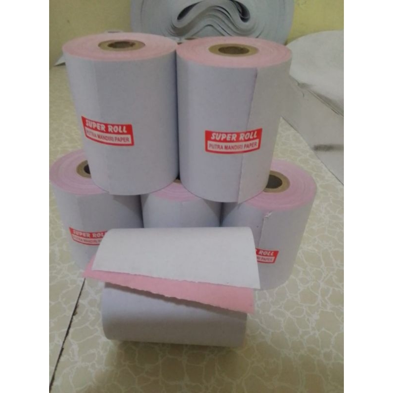 

Kertas kasir NCR 2PLY 75x60 / Struk Rangkap 2PLY