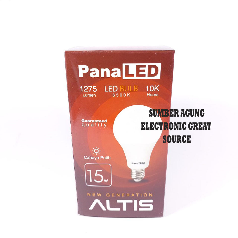 Panaled Altis 15W Lampu LED Bulb Super Terang 15Watt Bulat 1275 Lumen