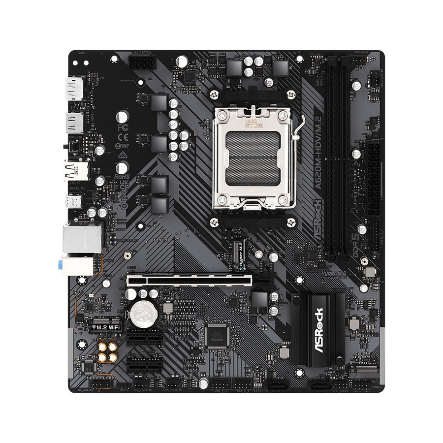 ASRock A620M-HDV/M.2 (AM5, AMD A620, DDR5, USB3.2, SATA3)