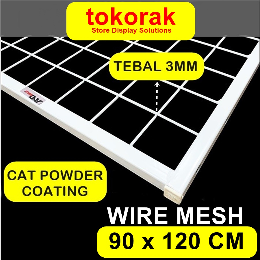 WIRE GRID MESH 90 X 120 CM - KAWAT JARING KOTAK - RAM DINDING BINGKAI