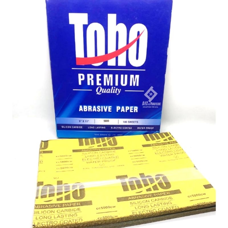 TOHO Amplas Kertas Gosok Halus Grit No P 5000 untuk batu akik dan poles