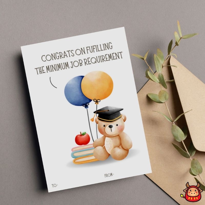 Kartu Ucapan Kelulusan Graduation Card Happy Graduation Card lucu unik new design