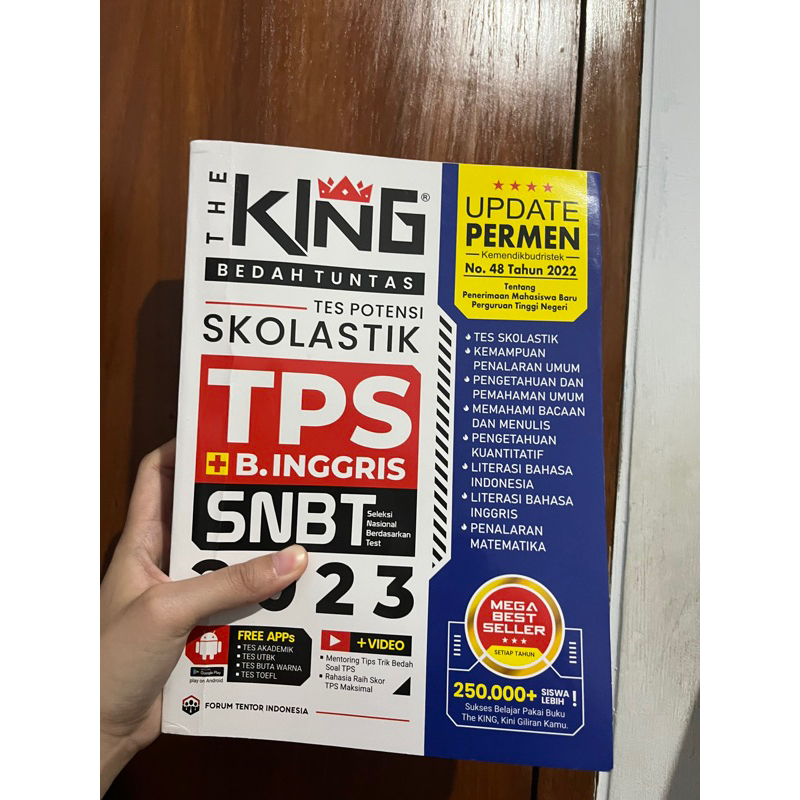 preloved buku the king snbt 2023 bisa nego