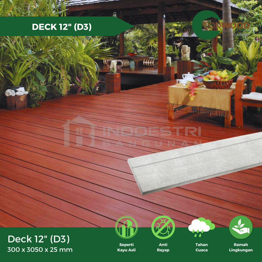 Conwood Deck 12" D3 / Conwood Decorative Deck 12" (300 x 3050 x 25 mm)