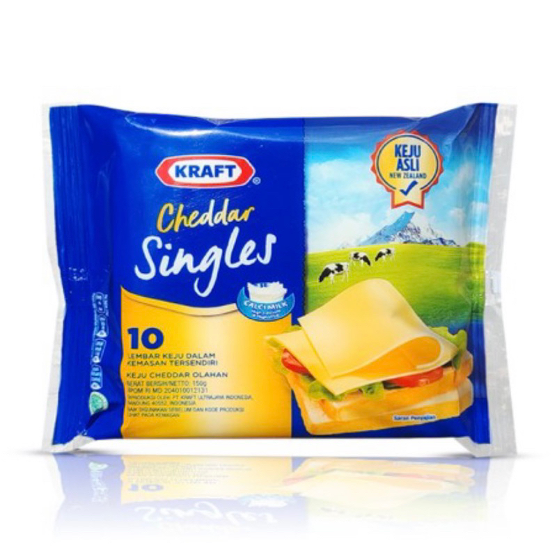 

Kraft Cheddar Singles (2 Ukuran)