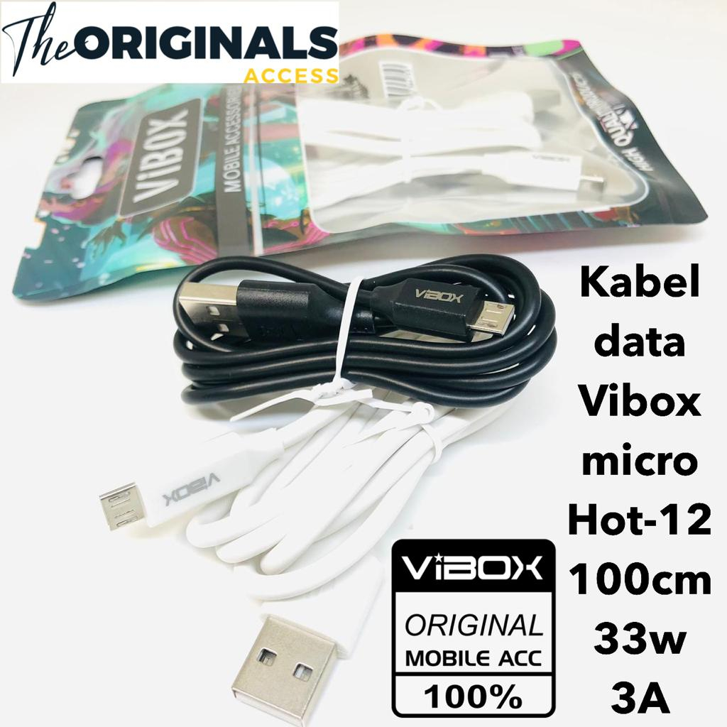 Kabel VIBOX HOT12 100CM Micro USB LED Fast Charging 1 Meter Android 2A Data Cable