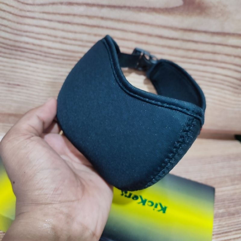Masker Motor Kain Spon Full Black | Masker Berkendara Motor Simpel Klik
