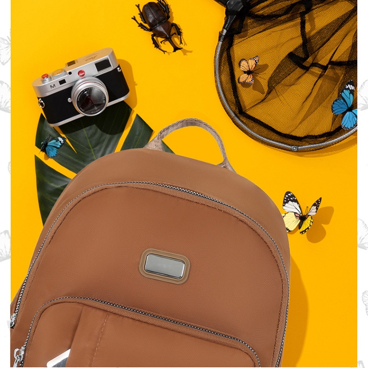 TAS RANSEL WANITA IMPORT ANTI AIR PREMIUM KEKINIAN TA809B7 COKLAT FIALA GENDONG SEKOLAH PUNGGUNG BACKPACK CEWEK KERJA REMAJA KULIAH KOREA SIMPLE BRANDED BATAM TERBARU MURAH FASHION