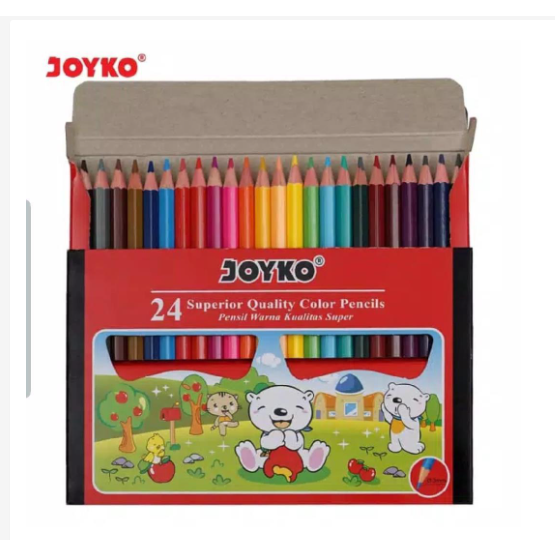 

Pensil Warna anak/pensil gambar /pensi multicolour isi 24 pcs