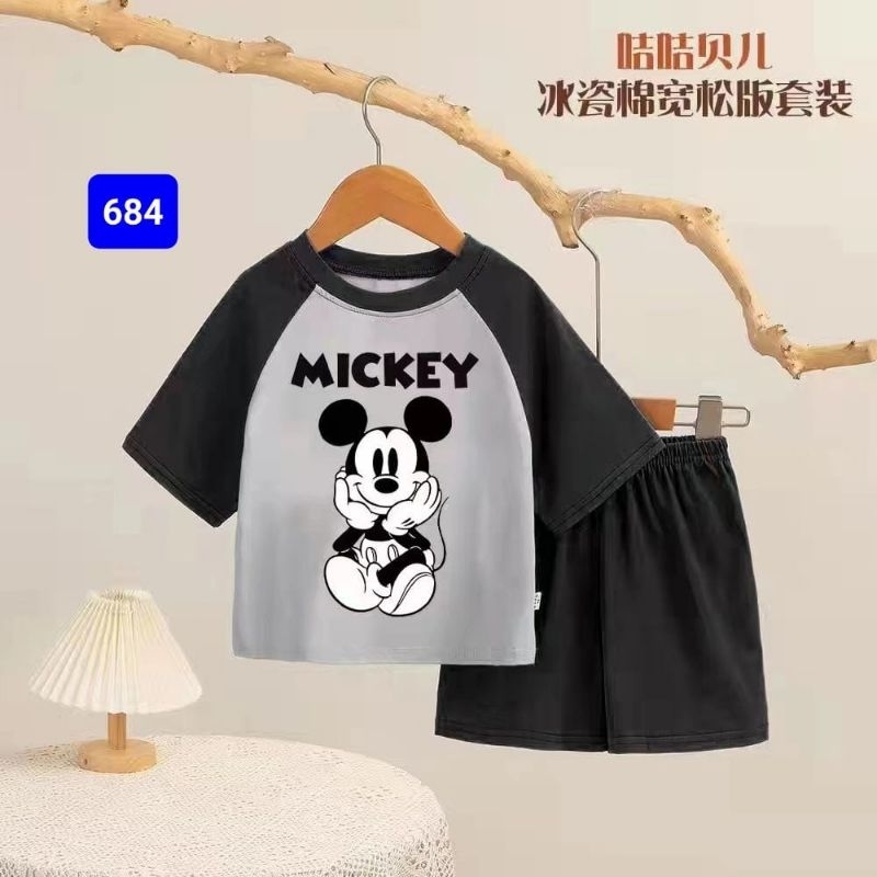 Setelan Baju Organik Anak - Pendek special edition - Premium Jijiber