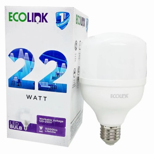 Ecolink LED Bulb Capsule 22W E27 - Cool Day Light