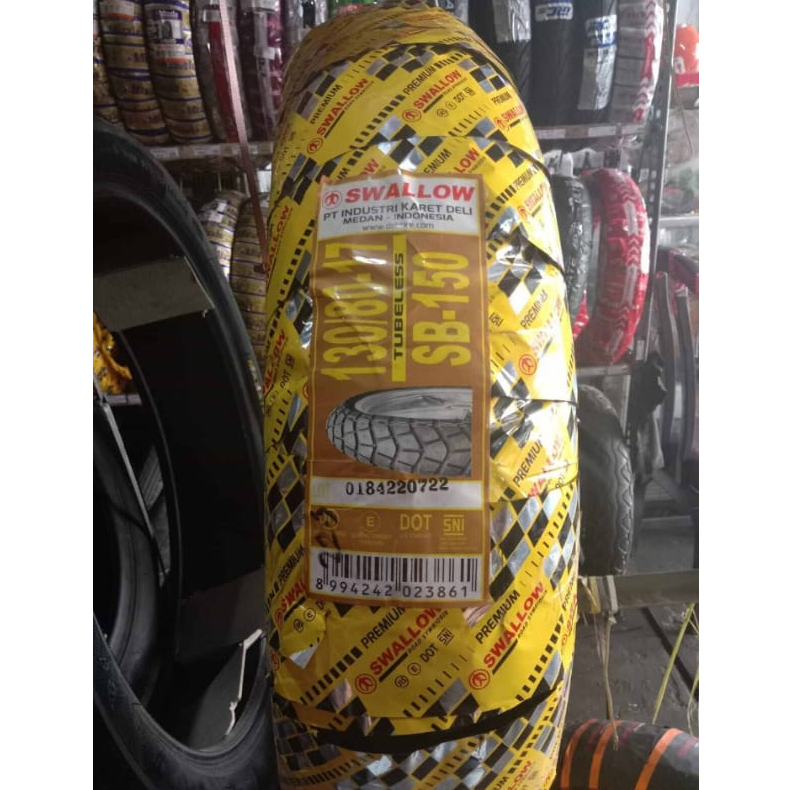 130 80 17 SB 150 Ban Swallow Tubeless Dual Purpose Ring 17
