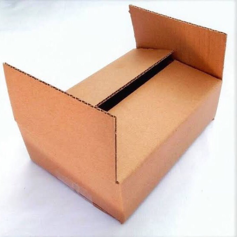 

22x12x11 cm box karton custom corrugated kraft kemasan kardus dus