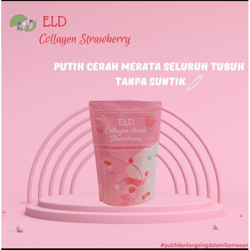 ELD collagen drink Pemutih Pelangsing BPOM Serbuk Minuman Kolagen