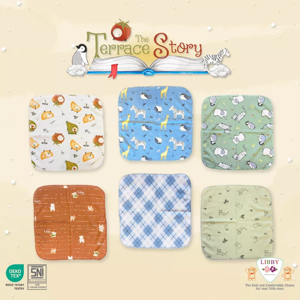 libby sapu tangan baby motif isi 3pcs