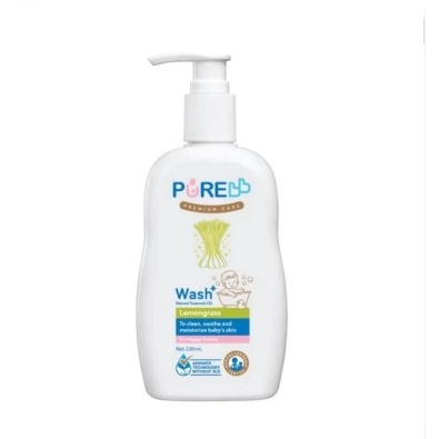 Pure BB Wash Lemongrass 230ml - Sabun Anak