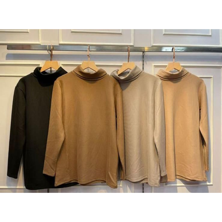 Miranda Turtleneck Knit Premium Quality | Manset / Luaran simple polos premium