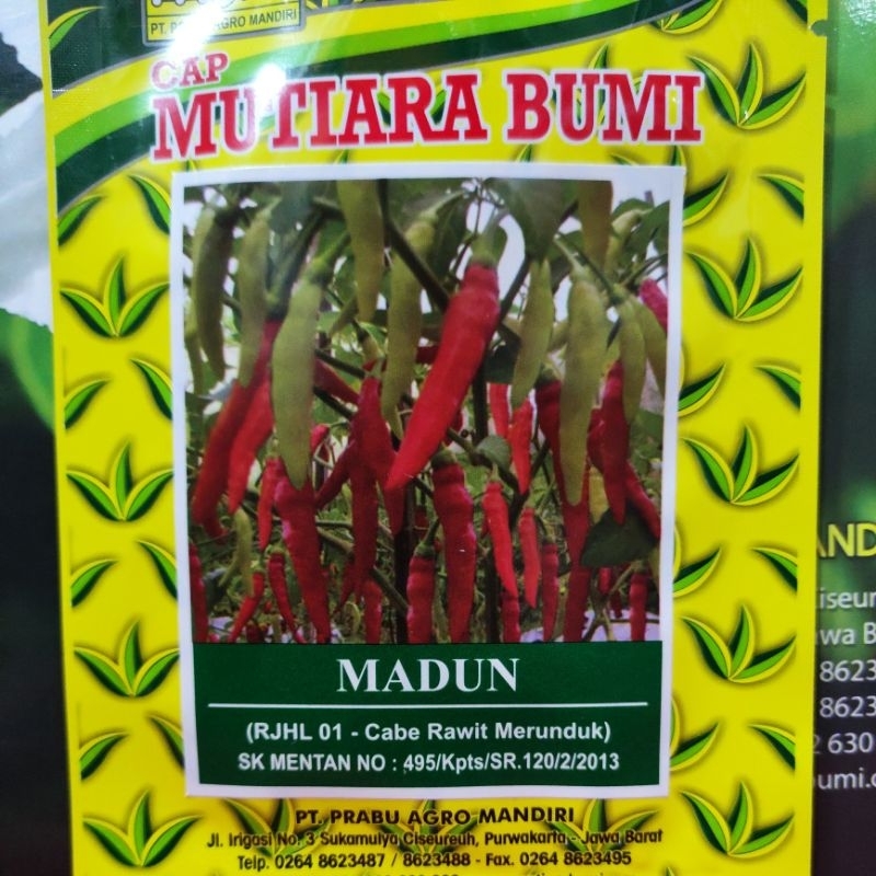 

cabe rawit merunduk MADUN 10gr