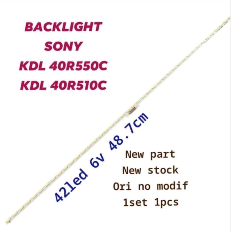 BACKLIGHT LAMPU LED SONY KDL-40R550C KDL-40R510C 40R550 40R510 40R550C 40R510C