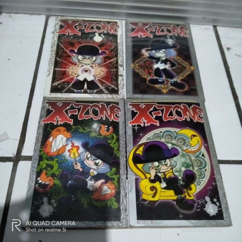 paket komik misteri x-zone 1-4 end