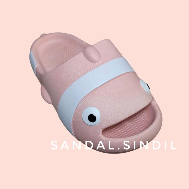 Sandal Slop Jelly Anak Korean Style Nemo Morego 30-35