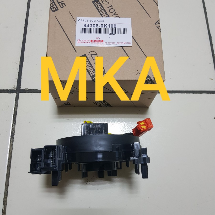KABEL SPIRAL KLAKSON INNOVA KABEL SPIRAL KLAKSON FORTUNER 2015-2017 84306-0K100 KABEL SPIRAL KLAKSON