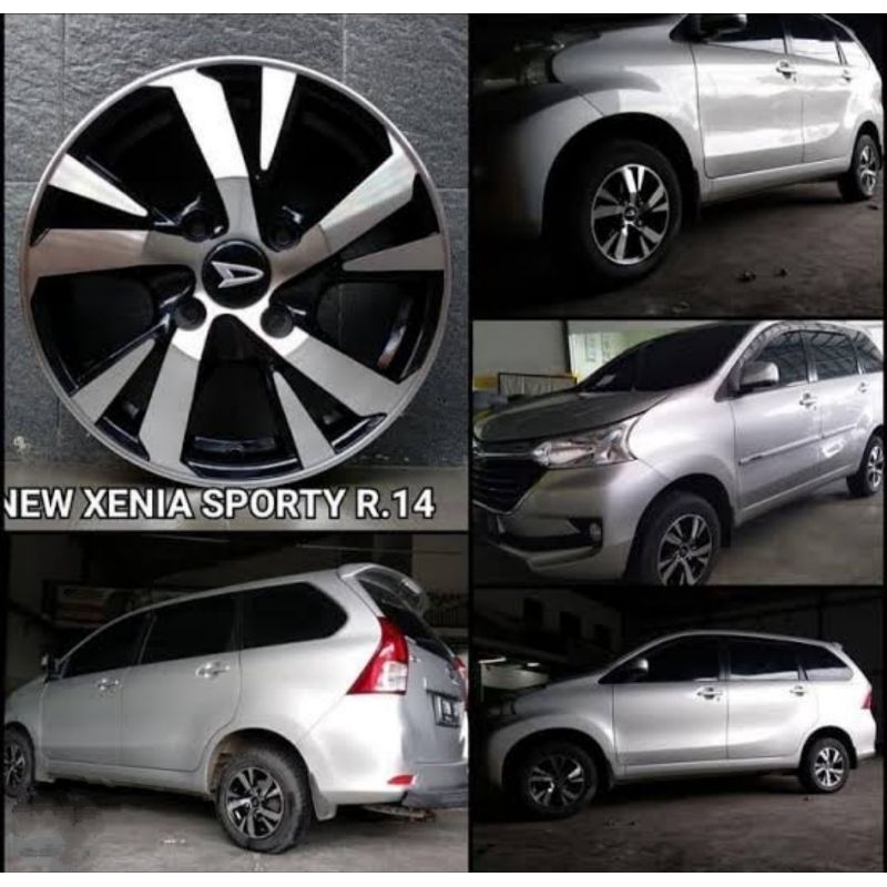 VELG XENIA , AVANZA SPORTY R.14 ( SATUAN )