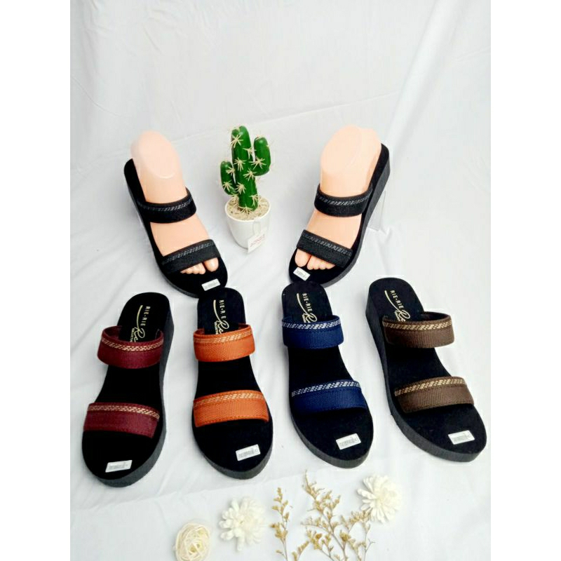 Sandal Wedges Kokop Selop terbaru 2023