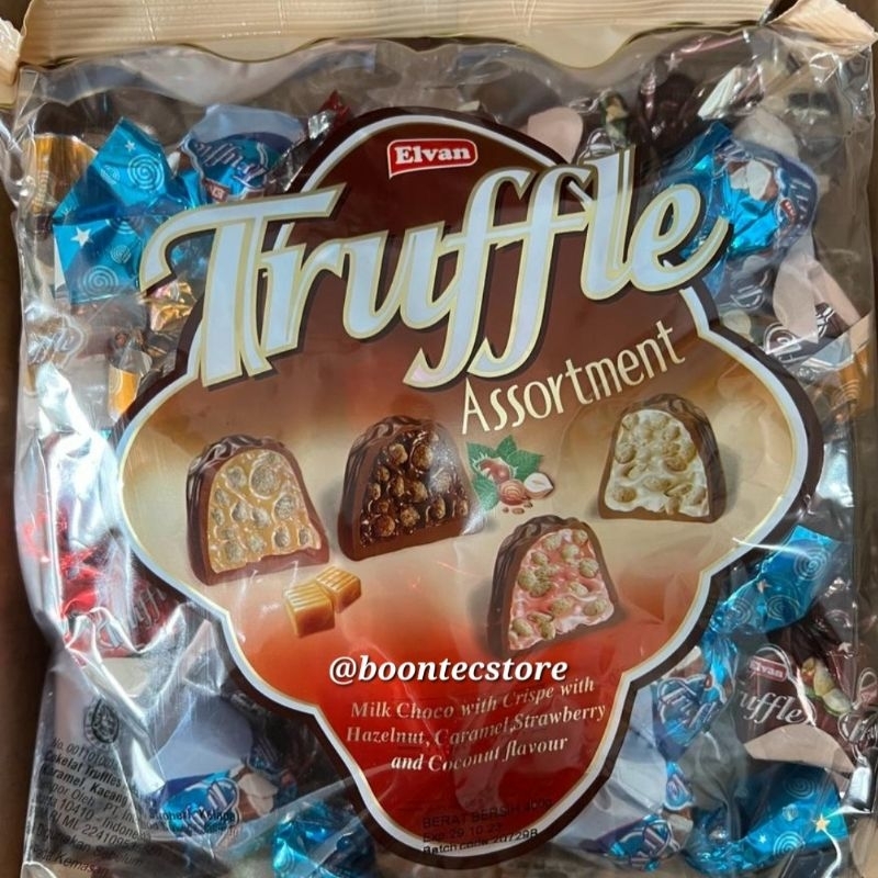 

Elvan Truffle Coklat Turki Rasa Premium Isi Coklat Crispy Mix Rasa Coklat 400 Gram Coklat Lebaran Idul Fitri Ramadhan