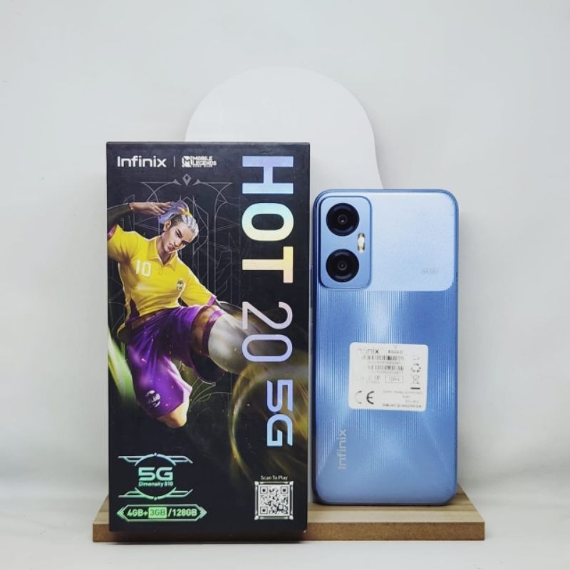 Infinix Hot 20 5G 4/128 GB Garansi Resmi Indonesia Second  Fullset