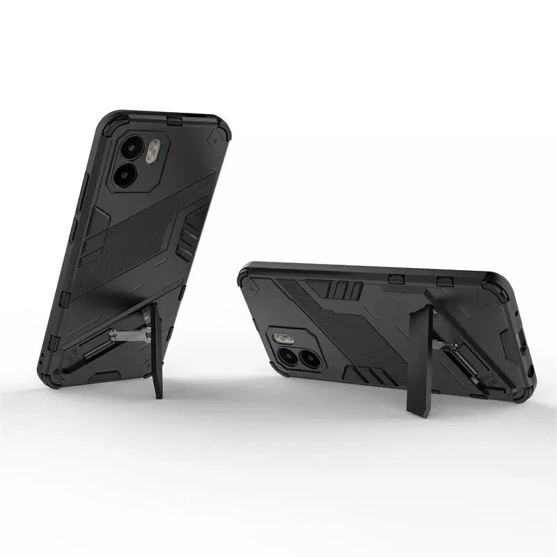 Case Xiaomi Redmi A1 A2 Hardcase Armor Kick Stand Bibercas
