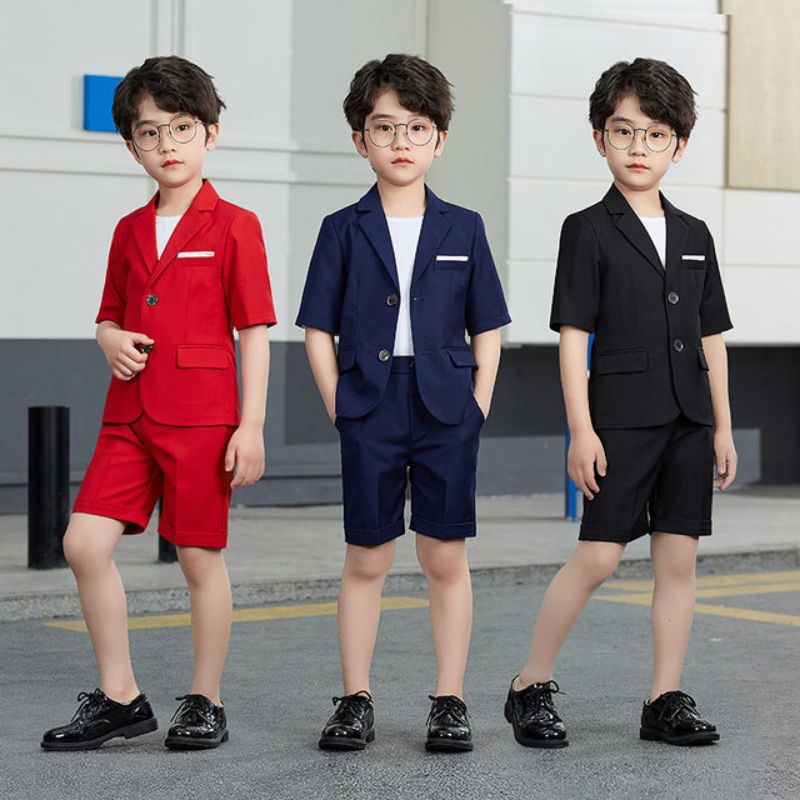 Setelan Blazer Anak Cowok Celana Pendek Korea/jazz blazer anak laki-laki