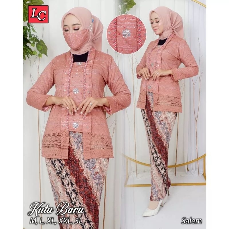 Set Kutu Baru/kebaya brokat terbaru/Kebaya modern/Kebaya terlaris/Kebaya cantik/Kebaya terbaru/kebaya pesta/kebaya murah/kebaya wisuda/kebaya terlaris/tunik brukat/tunik tille
