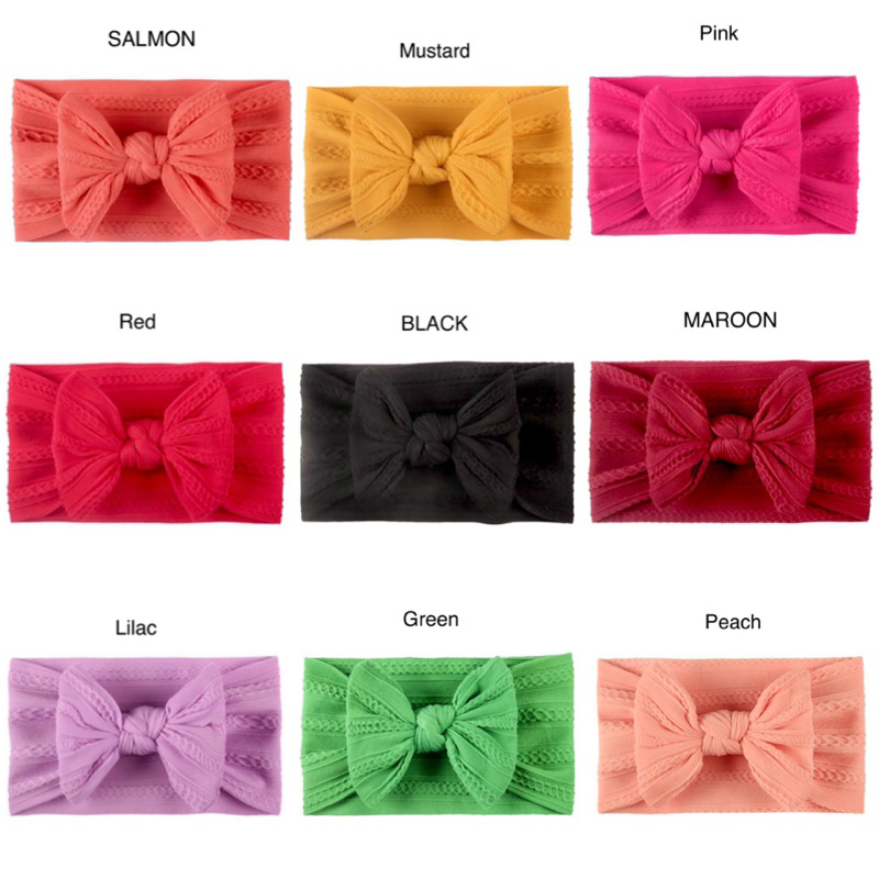 Big Bow Bandana bayi headband jumbo premium import pita anak perempuan Bandana Kupu Kupu Bayi Perempuan Import Baby Girl Headband Bando Aksesoris Rambut newborn Ikat Rambut Anak Bando Anak Bando Baby