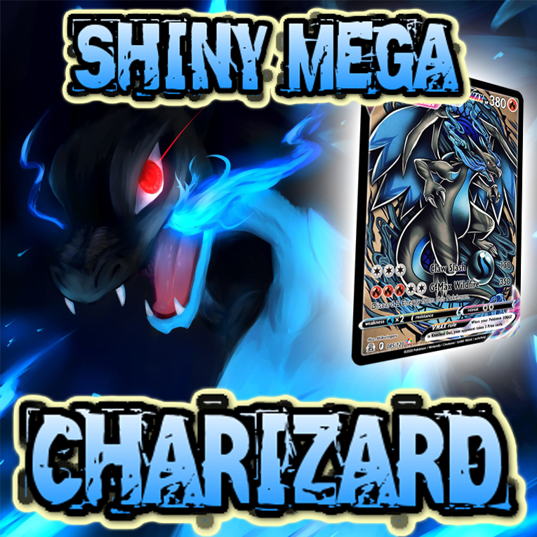 KARTU POKEMON TCG HOLOGRAM SPECIAL (VMAX) - SHINY MEGA CHARIZARD
