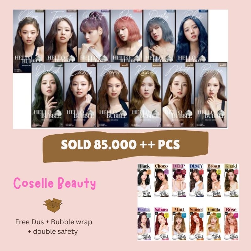 [READY] Mise En Scène Hello Bubble Foam Hair Color Blackpink