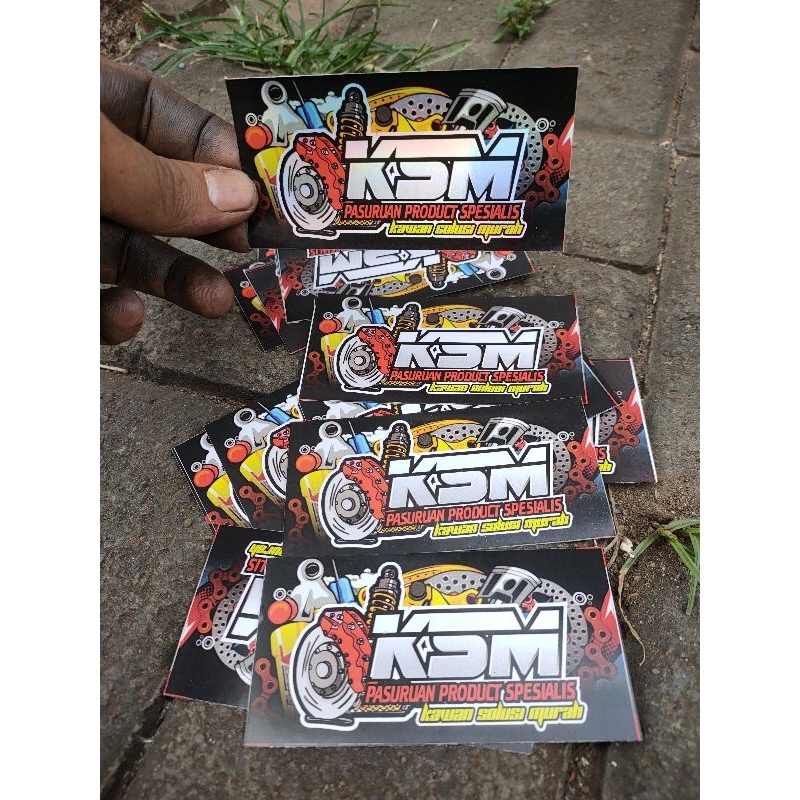 STICKER KSM NEW LIMITED EDITION/LOGO STIKER KSM MOTOR