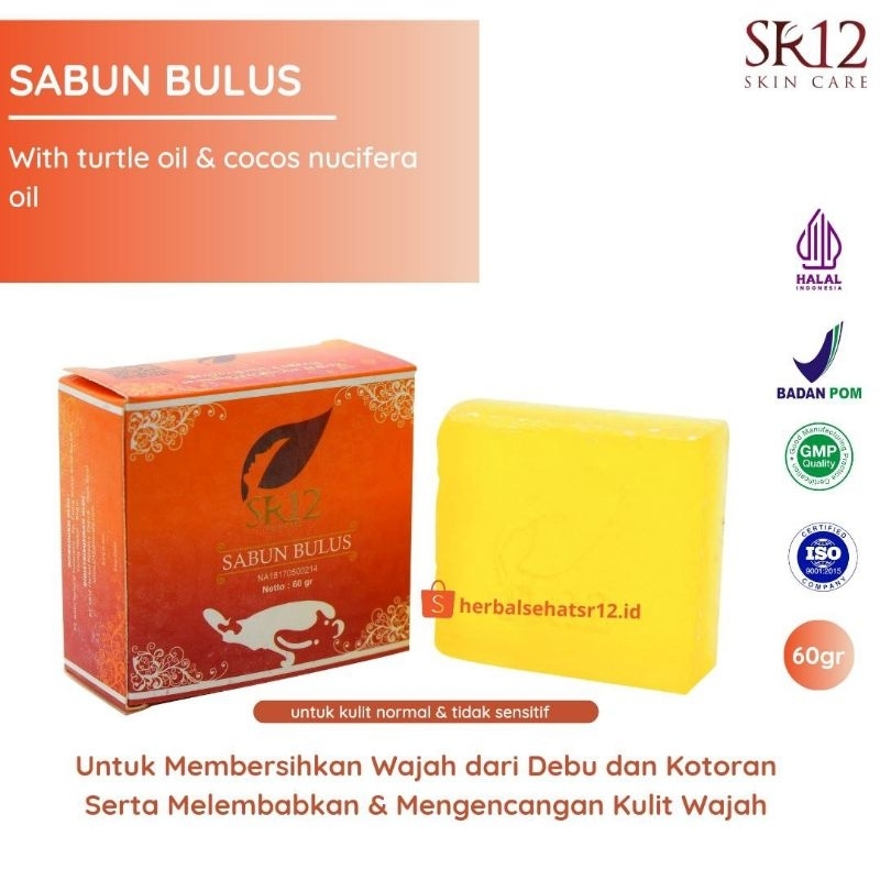 Sabun Bulus SR12 - Sabun Muka Glowing - Sabun Jerawat BPOM