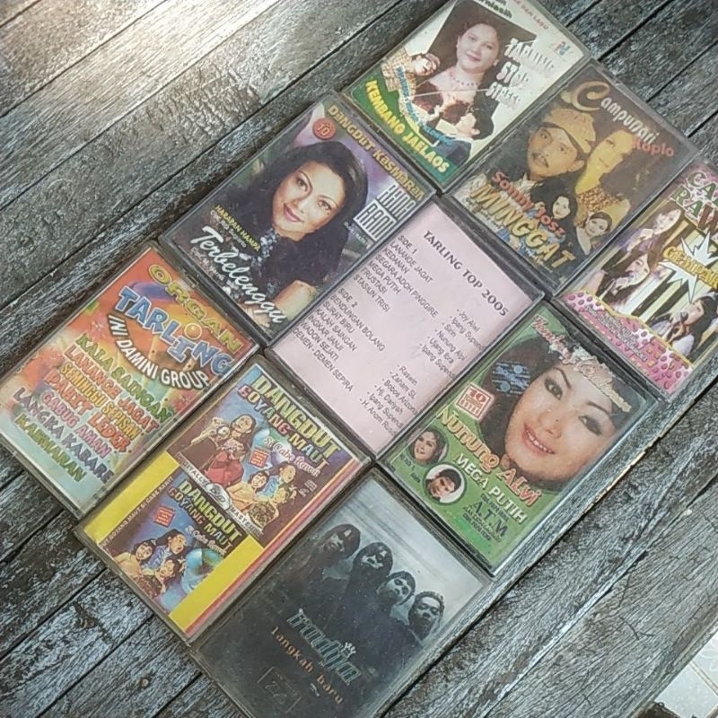 Kaset pita Tarling Campursari dkk