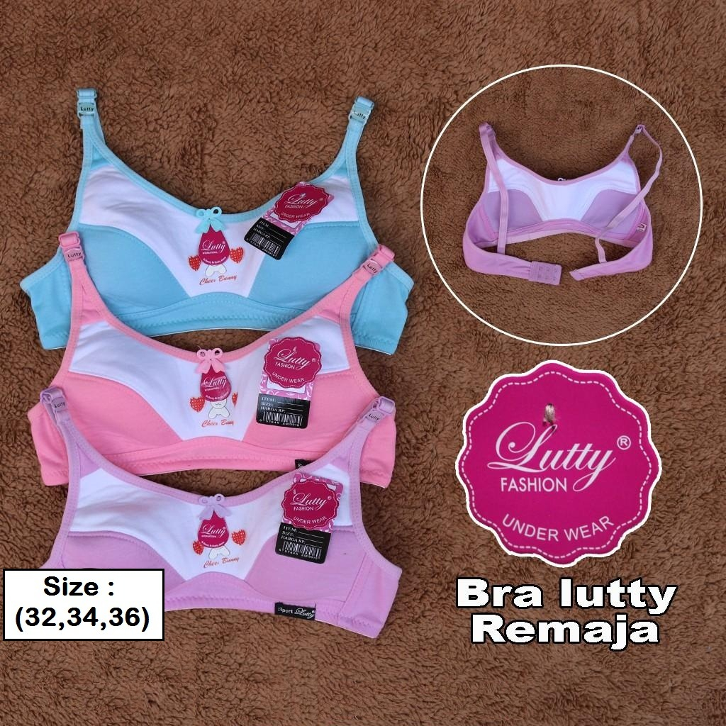 BH Lutty Remaja PILIH WARNA - Sport Bra ABG Perempuan Tanpa Busa Abg - Cewek Cewe Miniset Anak - Pakaian Dalam Sguna Underwear