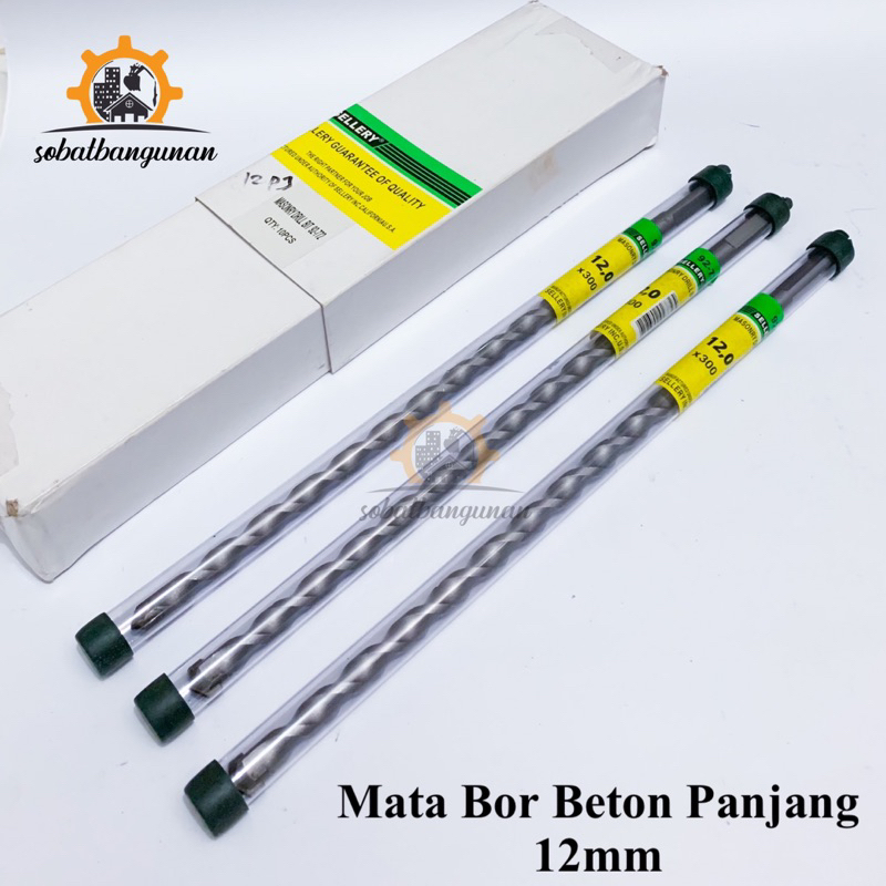 Mata Bor Panjang 12 x 300mm SELLERY / Mata Bor Beton 12mm / Mata Bor 12mm