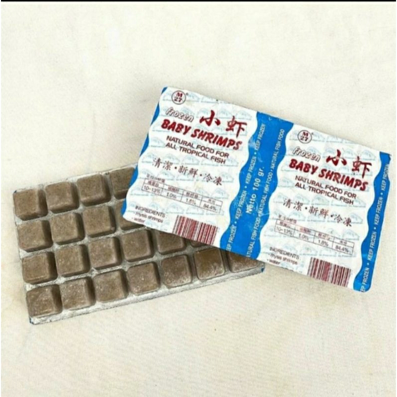 

FROZEN BABY SHRIMP UDANG REBON BEKU M27 100 GRAM