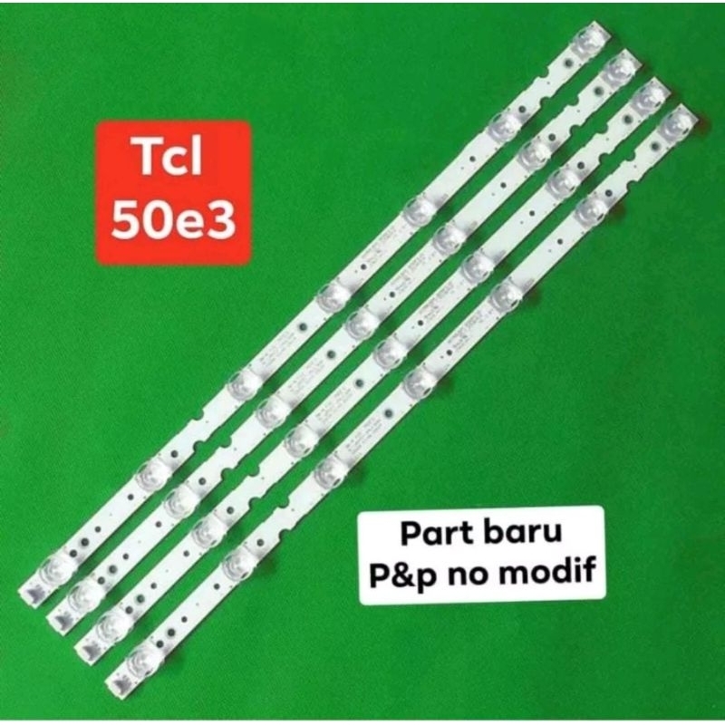 LAMPU LED BL BACKLIGHT TCL 50 INC 50E3 6V