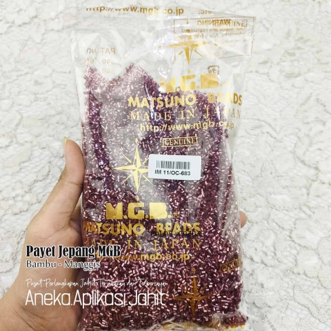 50 GRAM PAYET JEPANG MGB BAMBU / PASIR 807 COKLAT MARON